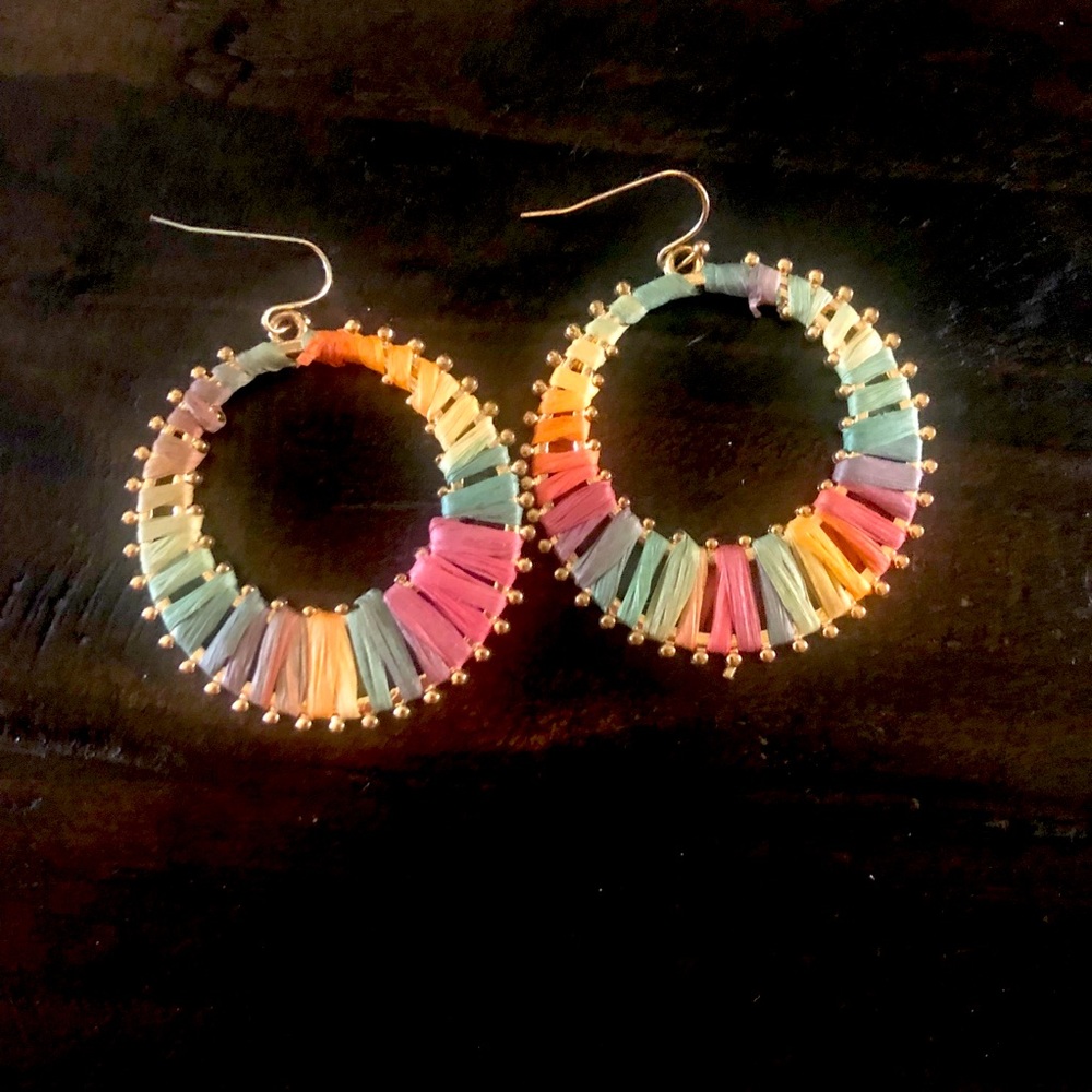 Cute Rainbow Earrings with Beachy Boho Vibe